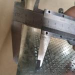 0.2mm - 1mm Galvanized Perforated Metal Mesh Plate For Decoration for sale