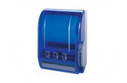 China Brown / Blue Hand Paper Dispenser With Lock High Capacity Convenient supplier