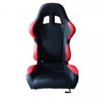 High Performance Black Sport Racing Seats Fabric And Carbon Look Material for sale
