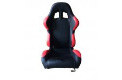 China High Performance Black Sport Racing Seats Fabric And Carbon Look Material supplier