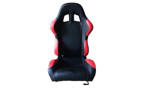 High Performance Black Sport Racing Seats Fabric And Carbon Look Material