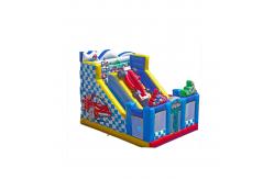 China Racing Car Theme Commercial Inflatable Slide For Rentals supplier