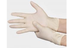 China 9 Disposable Latex Powdered Medical Examination Gloves 100pcs/Box supplier