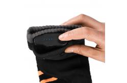 China Thick Electric Thermal Heated Socks Rechargeable Heated Socks Black with Good Elasticity supplier