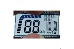 China Custom Monochrome Gray FSTN 7 Segment Lcd Display With White LED Backlight supplier
