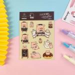 Milky White PVC Photography Wall Stickers Glassine Bottom PVC Sticker Sheets for sale