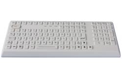 China IP68 Silicone rubber 106 keys dynamic rated and ruggedized military grade keyboard supplier