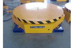 China Pedal Switch Tray Turntable Pallet Wrapper  8r Min Hand Pallet Wrap Turntable 4400lbs supplier