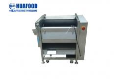 China Brush Roll Washing And Peeling Machine 1.5KW For Scallop Mussels Seashell supplier