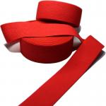 Knitted 3cm Nylon Elastic Webbing Red Braided Loop Watch Band for sale