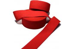 China Knitted 3cm Nylon Elastic Webbing Red Braided Loop Watch Band supplier