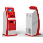 White Red Bill Payment Kiosk , UPS Card Vending Dispenser Ticketing Exchange Volchers Device for sale