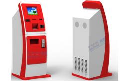 China White Red Bill Payment Kiosk , UPS Card Vending Dispenser Ticketing Exchange Volchers Device supplier