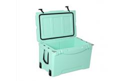 China 75L Wheeled Rotomolded Ice Box With PU Insulation supplier