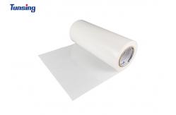 China Milky White Translucent PES Double Sided Embroidery Hot Melt Adhesive Film Manufacturers supplier