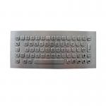 Industrial Panel Mounted Keyboard Rugged IK08 Vandal Resistant PS2 USB Interface for sale