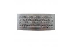China Industrial Panel Mounted Keyboard Rugged IK08 Vandal Resistant PS2 USB Interface supplier