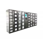 Customization Stainless Steel Vending Locker With Remote Management Touch Screen For Ads for sale