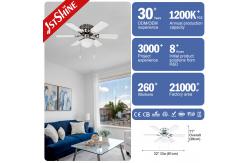 China 32 Inch 6 MDF Blade Classic Ceiling Fans Remote Control Energy Efficient supplier