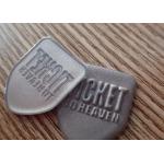 Sew On Custom Clothing Patches Embossed 3D PVC Logo Patches With Felt Fabric for sale