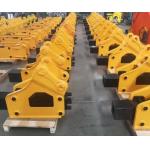600 Bpm Excavator CAT Hydraulic Hammer Demolishing Concrete Structures