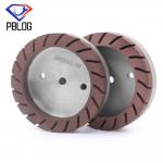 Toothed Resin Grinding Wheel Speed RPM No Scratch Cup Shape Brown for sale