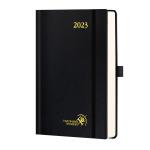 Monochrome Pages OEM ODM A5 2023 Planner Leatherette Paper Hardcover for sale