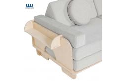 China Comfortable Durable Modular Play Sofa Wooden Frame Playshelf Environment Friendly supplier