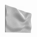 2.85mm Thickness Metal Ceiling Design Acoustical Ceiling Baffles Wave Like Ceilings