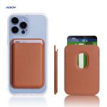 PU Leather Phone MagSafe Wallet Stand For IPhone And Samsung for sale