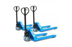 China Sturdy 2000-3000 Lbs Capacity Manual Hand Pallet Truck With Polyurethane Wheels supplier