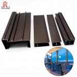 6063 Grade Aluminum Window Channel Extrusion PVDF Painted T3 Temper for sale