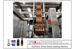 China High Speed Fully Automatic Shrink Sleeve Label Applicator Machine For Bottle supplier