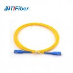 Singlemode Simplex LSZH Fiber Optic Patch Cord For FTTH Network 2.0mm SC / APC for sale