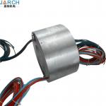 Rotary Joint 80A High Current Slip Ring , Customized Carbon 4 Wire Slip Ring for sale