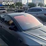 75%VLT Ultravision Chameleon Window Tint Film Tint Rose Red ODM