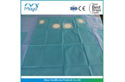 China Full Set Component Surgical Cath Pack With Angio Drape 4 Hole supplier