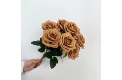 China Newly designed artificial rose bouquet wall decoration supplier