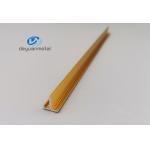 Aluminum T Profiles Tile Trim Transition Strip For Wall Decorated for sale