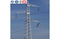China 10 - 500kv HDG Angle Steel Tower For Transmission Line supplier