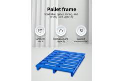 China Warehouse Wire Mesh Steel Pallet Stackable Heavy Duty Foldable Mesh Box Pallet supplier