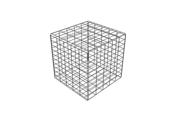 Galvanized 1x1x1m Box Decoration Welded Mesh Gabion