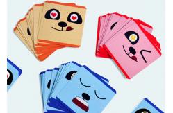 China Paper Board Facial Expression Puzzle Educational Jigsaw Puzzles 36 Double Sided Printing Card supplier