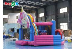 China Sayok Flower Theme Inflatable Bouncing Trampoline With Slide Inflatable Bounce House Bouncing Jumpers supplier