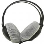 120mm Disposable Headset Covers , Headphone Hygiene Covers Non Woven Fabric Material for sale