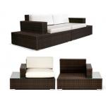 3pcs poly wicker sofas  for sale