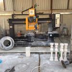 High-Efficiency CNC / PLC Four-Piece Baluster Cutting Machine For Precision Stoneworking for sale