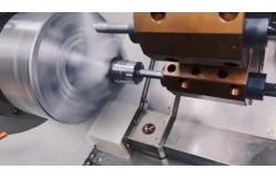 China Metal Industrial Double Spindle Cnc Turning Machine FANUC Control System supplier