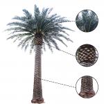 Date Palm Garden Artificial Landscape Trees 2000cm Height UV Resistance for sale