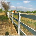 3 Rails 4 Rails White Vinyl Farm Fence For Livestock